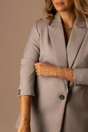 BLAZER ALFAIATARIA CINZA