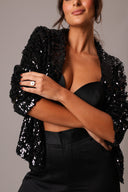 Blazer Paetês Preto - TYNA - foto 6