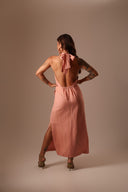 VESTIDO ROSE BLUSH LINHO