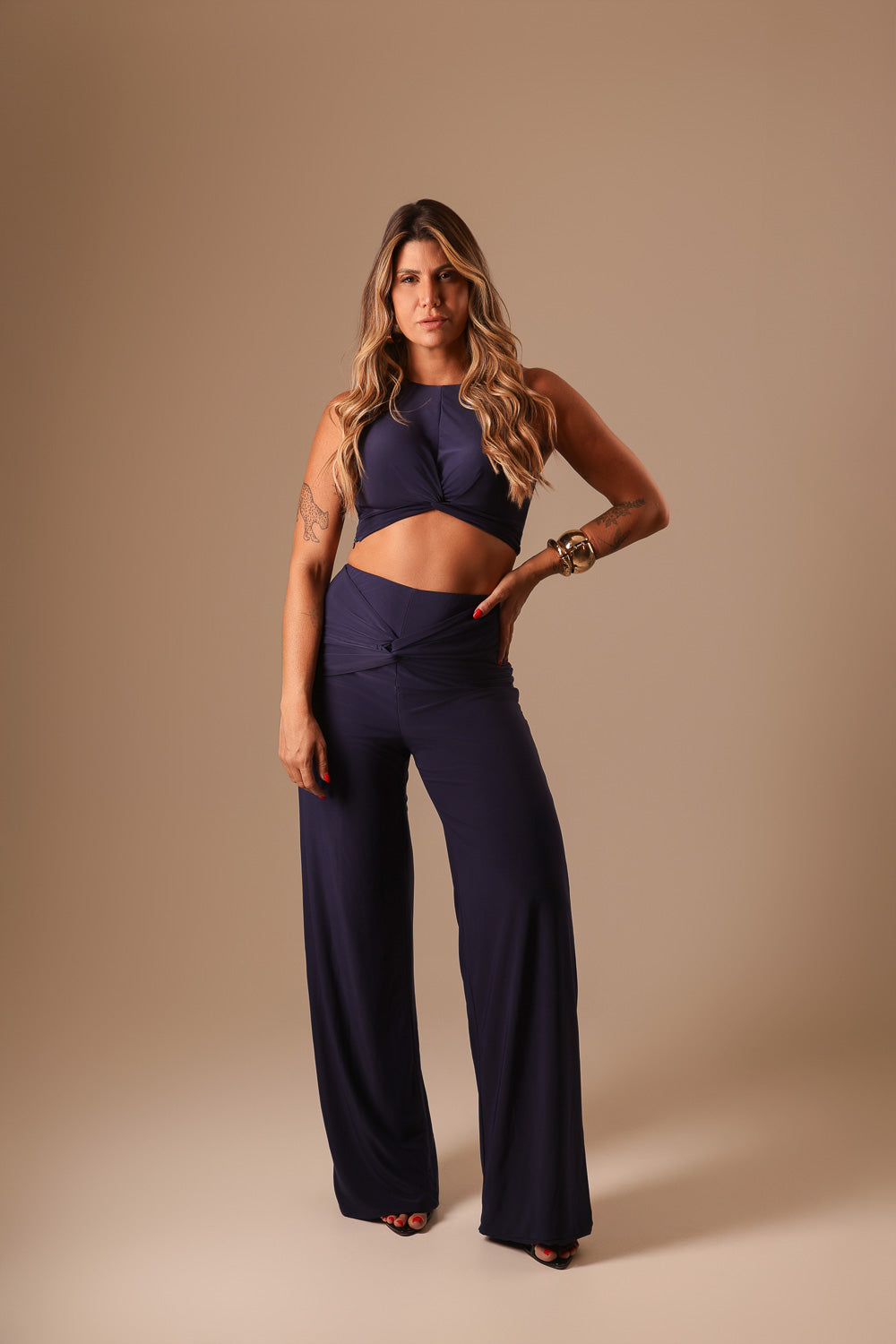 CONJUNTO JERSEY MARINHO