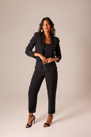 Blazer Cropped Alfaiataria Preto - TYNA - foto 4