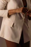 Blazer Sem Gola Off White - TYNA - foto 4