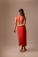 VESTIDO VERMELHO CUT OUT