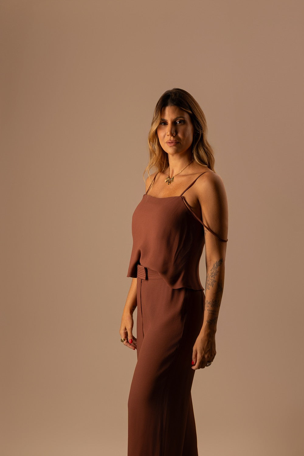 CONJUNTO ALFAIATARIA CHOCO