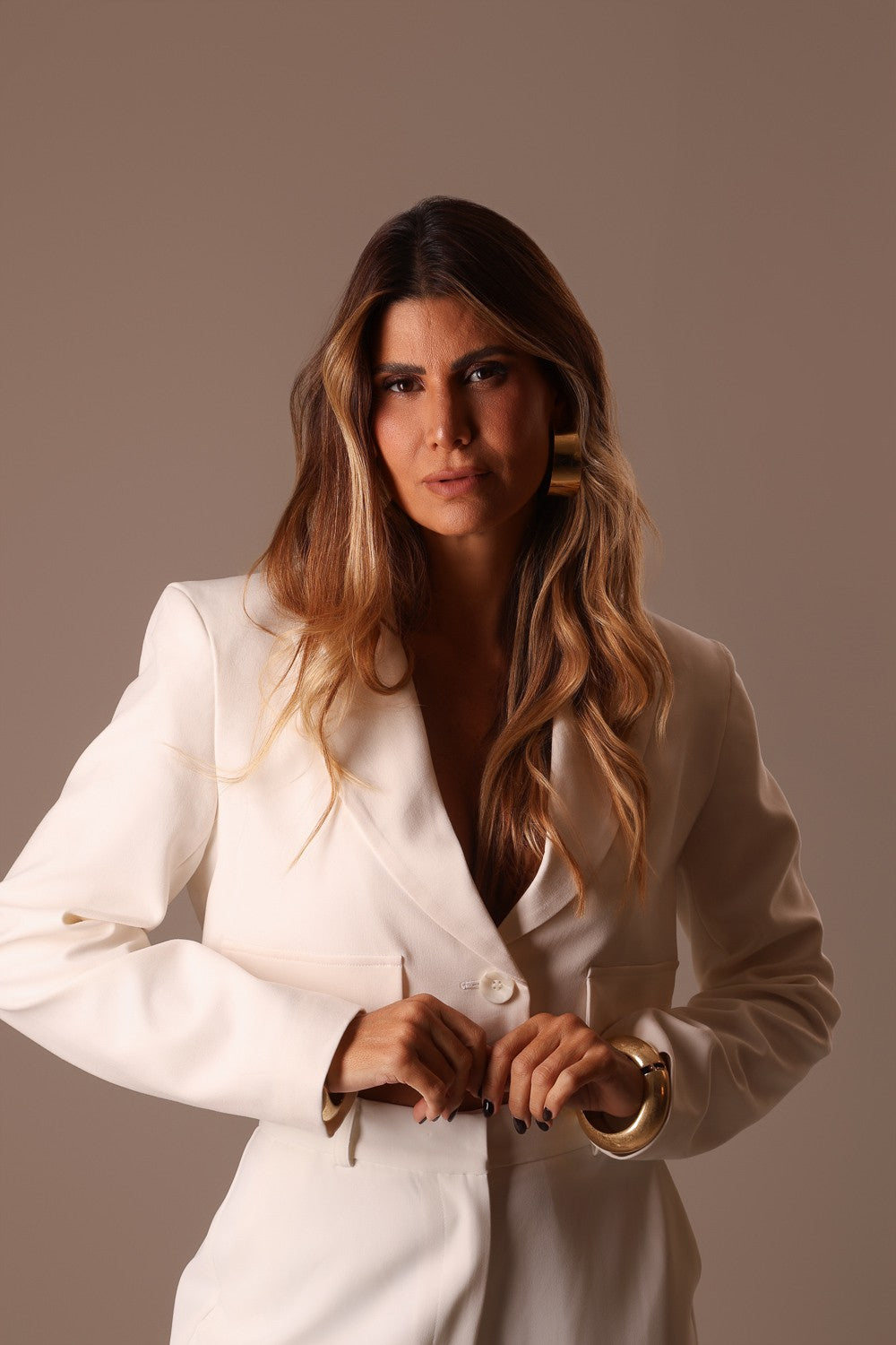 BLAZER ALFAIATARIA CROPPED AVEIA