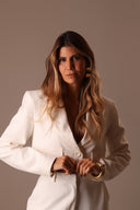 BLAZER ALFAIATARIA CROPPED AVEIA