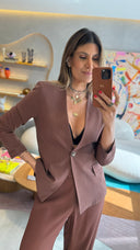 Blazer Sem Gola Choco - TYNA - foto 6