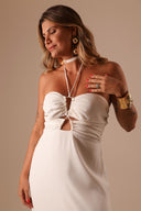 VESTIDO OFF WHITE AMARAÇÃO