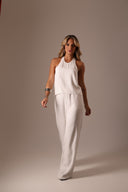 Conjunto Off White Crepe Patou - TYNA - foto 9