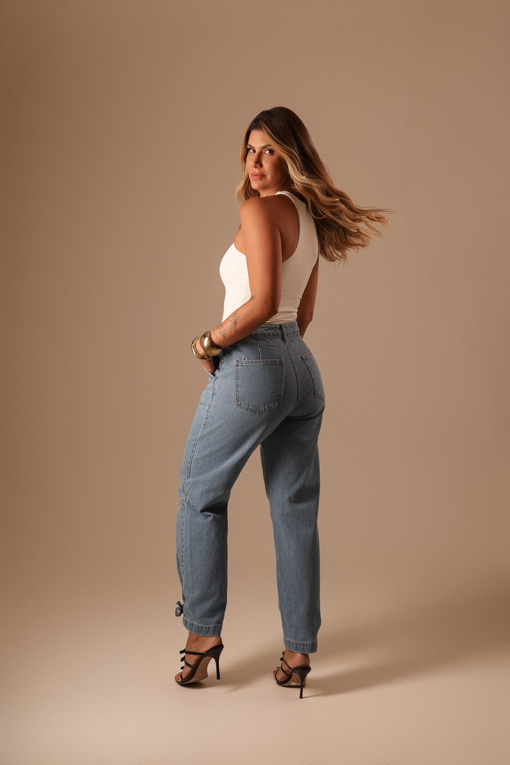 REGATA NADADOR COMPRIDA OFF WHITE