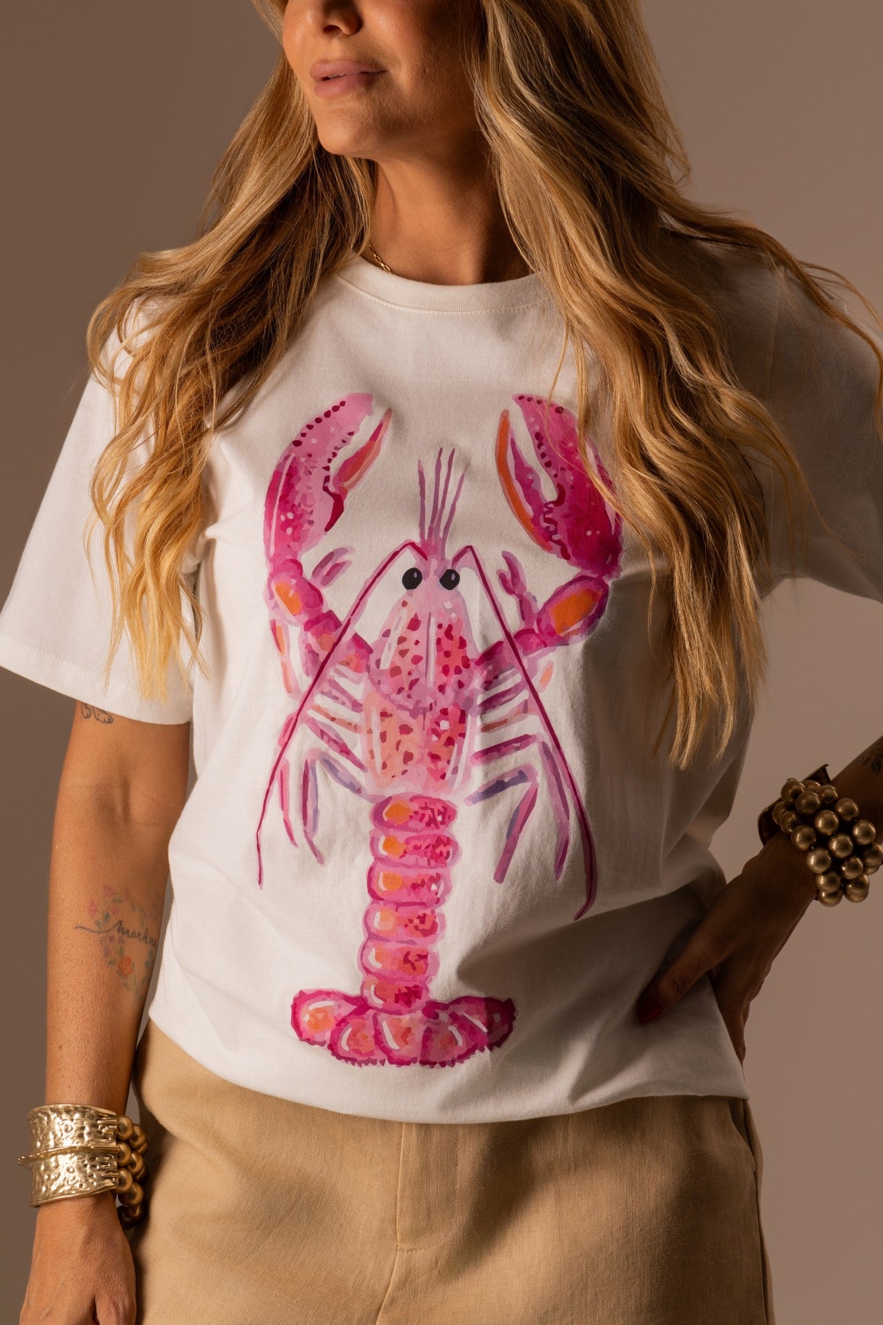 CAMISETA PINK LOBSTER