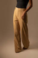 CALÇA RETA ALFAIATARIA BEGE DUST