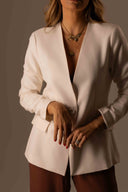 BLAZER SEM GOLA OFF WHITE