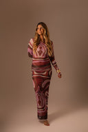 VESTIDO TULE LONGO WAVE