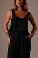 Blusa Decote U Cor Preta - TYNA - foto 3
