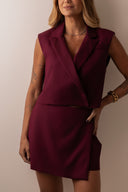 Short Saia Burgundy - TYNA - foto 3